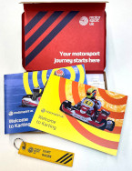 The Motorsport UK Karting Starter Pack is your gateway to the exciting world of karting.<br/><br/>Containing educational films, a digital copy of the Motorsport UK Yearbook, and a booklet explaining everything you need to know, this pack is your first step in obtaining a Motorsport UK competition licence and getting out on track.<br/><br/>The pack contains:<br/><br/><ul><li>A competition licence application form</li><li>A booklet introducing you to the world of racing and outlining the next steps to obtaining your first competition licence</li><li>A Motorsport UK USB stick featuring educational safety films, plus the Motorsport UK Yearbook</li><li>A Motorsport UK keyring</li></ul><br/>The fee for your first Motorsport UK licence is also included in the cost of the Starter Pack.<br/><br/>Once you have purchased a pack, you will need to attend a one-day course with one of the 11 accredited member schools of the Association of Racing Kart Schools (ARKS). When you have passed you will be able to apply to Motorsport UK for your Kart Inter Club licence.<br/><br/>After receiving your competition licence and becoming a member of the governing body, you will also be able to take advantage of the Member Benefit Scheme with exclusive discounts and offers from major retailers and automotive partners.<br/><br/>Every Motorsport UK member has a responsibility to act as good representatives of the sport in their motoring. If you are currently disqualified from holding or obtaining a driving licence under the Road Traffic Act following conviction for offences you will be unable to redeem your competition Licence until the disqualification period is over.