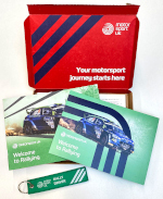 The Motorsport UK Rallying Starter Pack is your gateway to the exhilarating world of stage rallying. <br/><br/>Containing educational films, a digital copy of the Motorsport UK Yearbook, and a booklet explaining everything you need to know, this pack is your first step in obtaining a Motorsport UK competition licence.<br/><br/>The pack contains:<br/><br/><ul><li>A competition licence application form</li><li>A booklet introducing you to the world of rallying and outlining the next steps to obtaining your first competition licence</li><li>A Motorsport UK USB stick featuring educational safety films, plus the Motorsport UK Yearbook</li><li>A Motorsport UK keyring</li></ul><br/>The fee for your first Motorsport UK licence is also included in the cost of the Starter Pack.<br/><br/>Once you have purchased a pack, you will need to undertake a one-day course with one of the 10  accredited member schools of the British Association of Rally Driver Schools (BARS). When you have passed you will be able to apply to Motorsport UK for your RS National Stage Rally licence.<br/><br/>After receiving your competition licence and becoming a member of the governing body, you will also be able to take advantage of the Member Benefit Scheme with exclusive discounts and offers from major retailers and automotive partners.<br/><br/>Every Motorsport UK member has a responsibility to act as good representatives of the sport in their motoring. If you are currently disqualified from holding or obtaining a driving licence under the Road Traffic Act following conviction for offences you will be unable to redeem your competition Licence until the disqualification period is over. 
